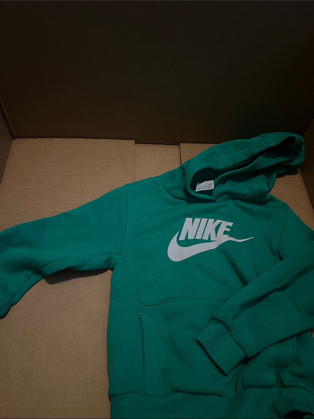 Nike Kids Beige Logo Sweatpants